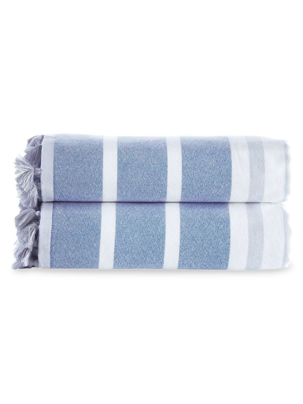 Brooks Brothers 2-Piece Turkish Cotton Bath Towel Set